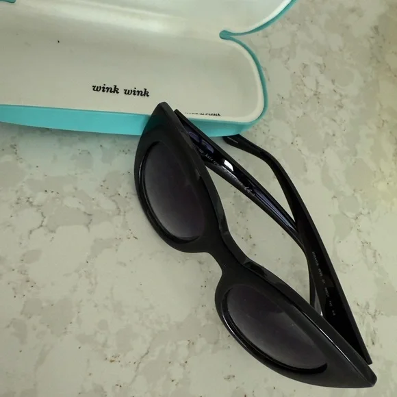 Kate Spade Zora Black Sunglasses - Picture 5 of 5